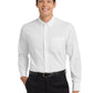 Men's Long Sleeve Easy Case Shirt - S608ES - White/Light Stone