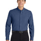 Men's Crosshatch Easy Care Shirt - S640 - Deep Blue