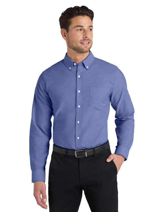 Men's Oxford Shirt - S658 - Navy
