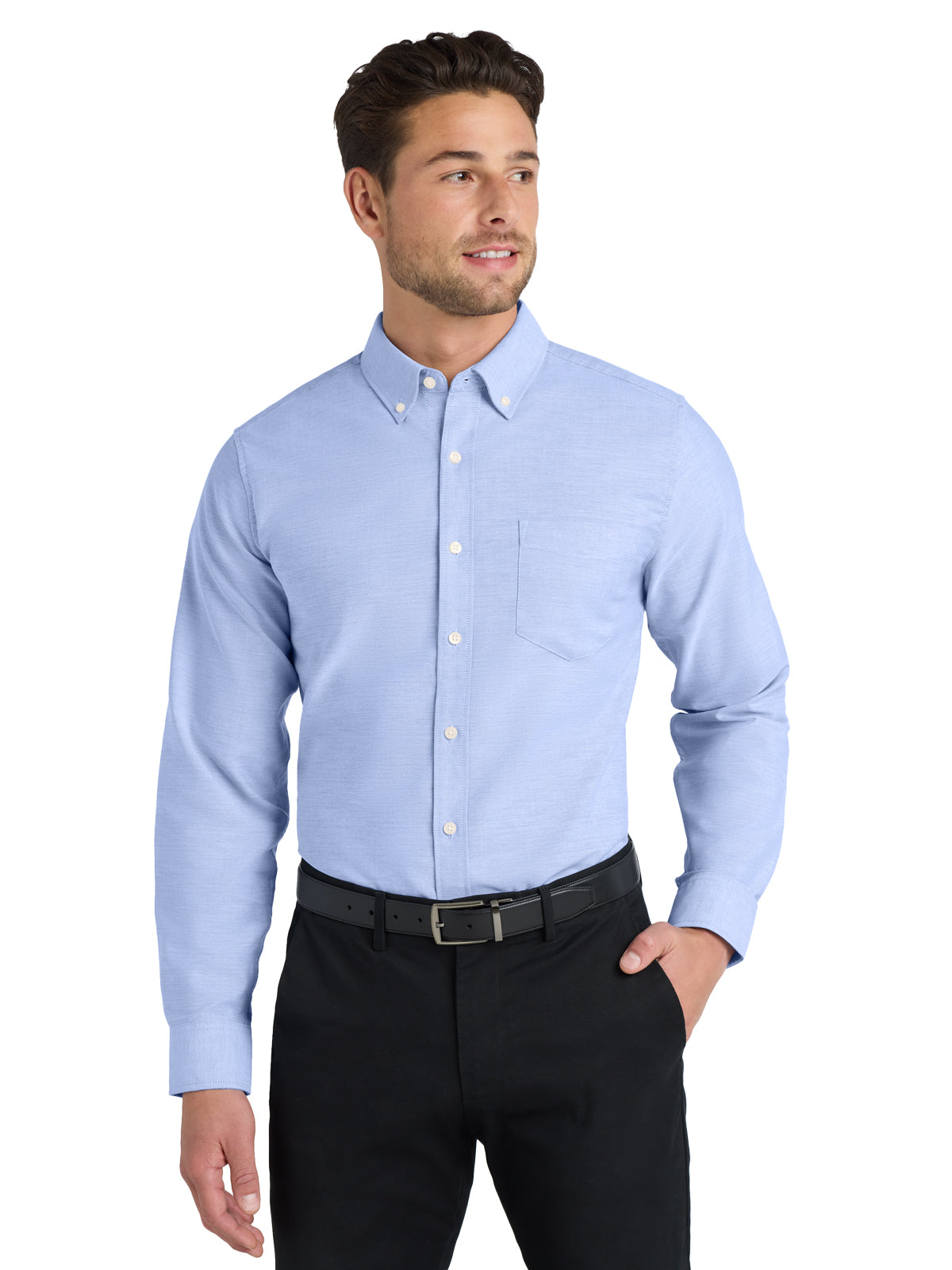 Men's Oxford Shirt - S658 - Oxford Blue