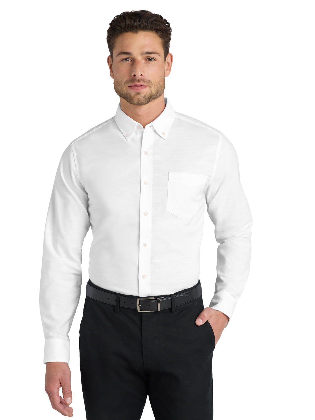 Men's Oxford Shirt - S658 - White