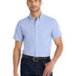 Men's Short Sleeve Oxford Shirt - S659 - Oxford Blue