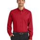 Men's Twill Shirt - S663 - Rich Red