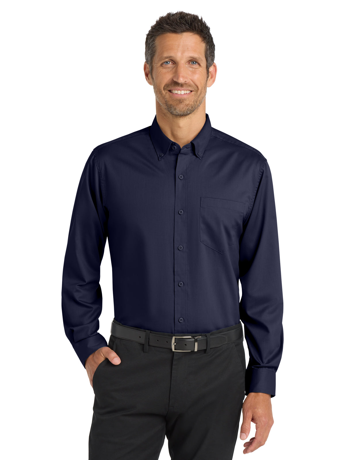 Men's Twill Shirt - S663 - True Navy