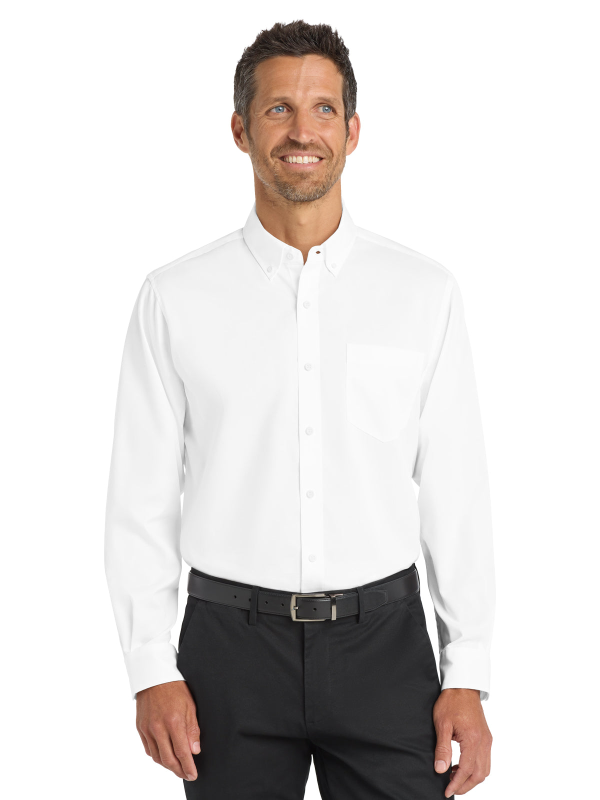 Men's Twill Shirt - S663 - White