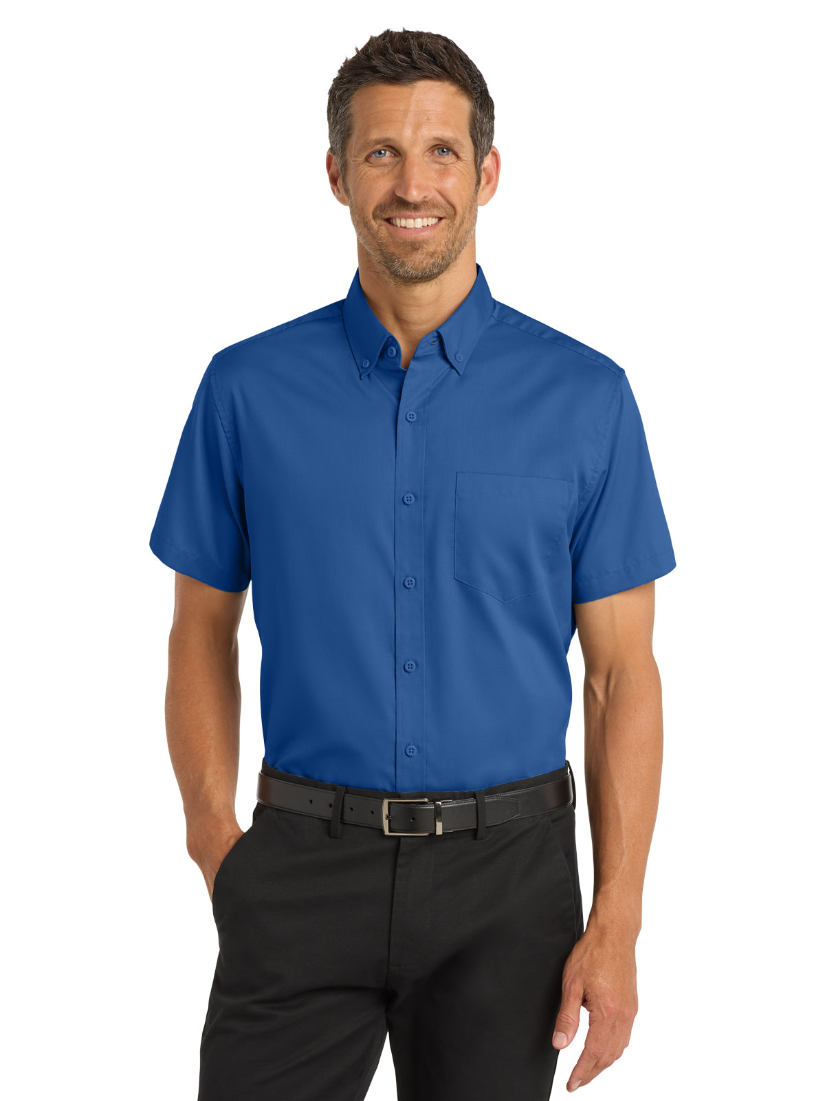 Men's Twill Shirt - S664 - True Blue