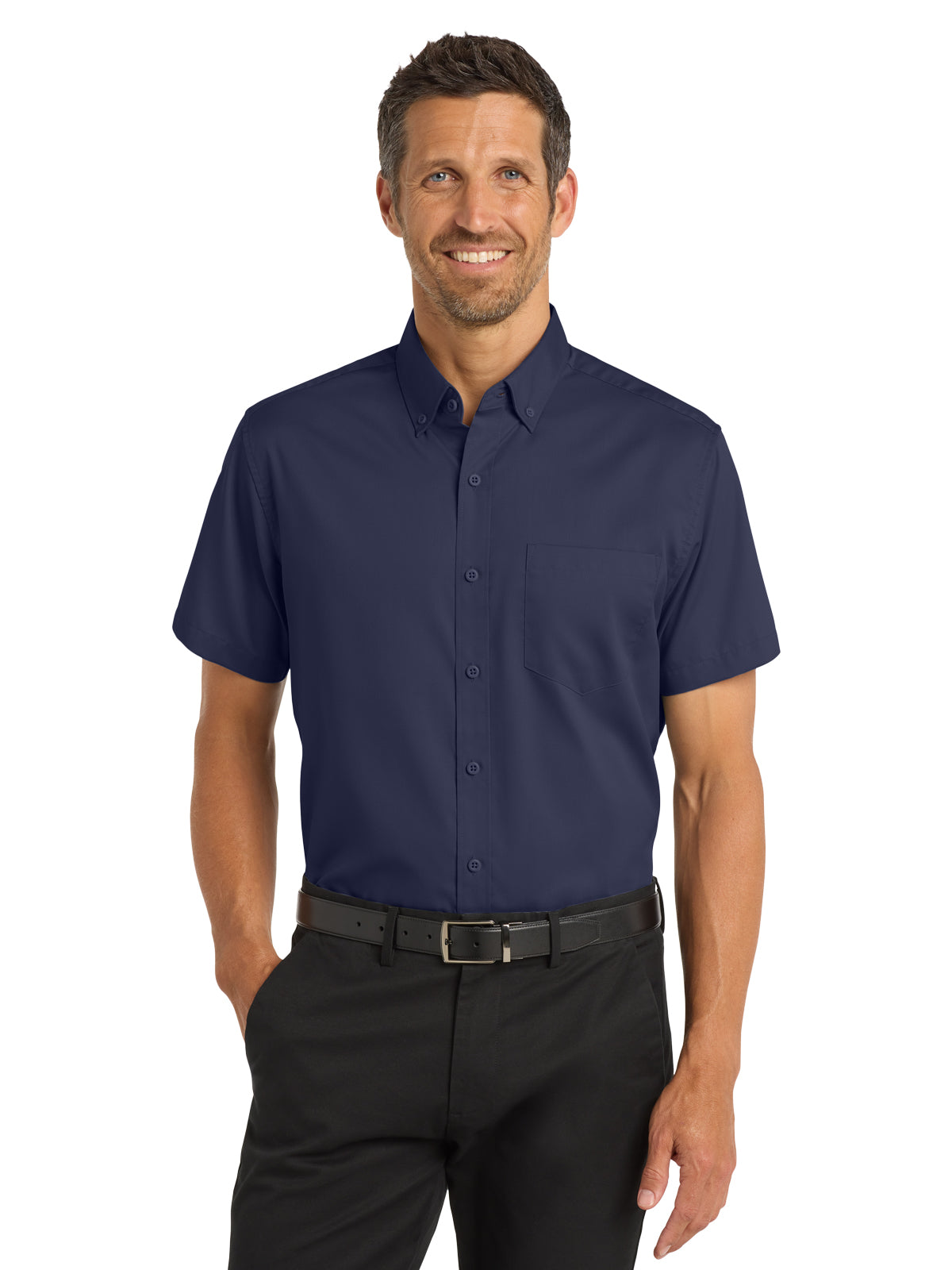 Men's Twill Shirt - S664 - True Navy