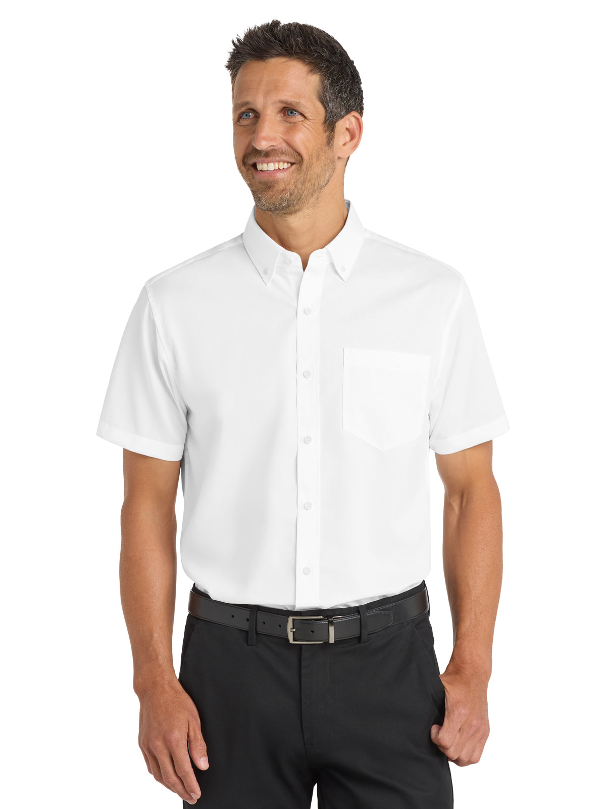 Men's Twill Shirt - S664 - White