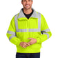 Men's Enhanced Visibility Jacket - SRJ754 - Safety Yellow/Reflective