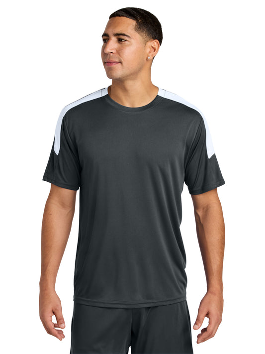 Men's Competitor United Crew T-Shirt - ST100 - Iron Grey/White