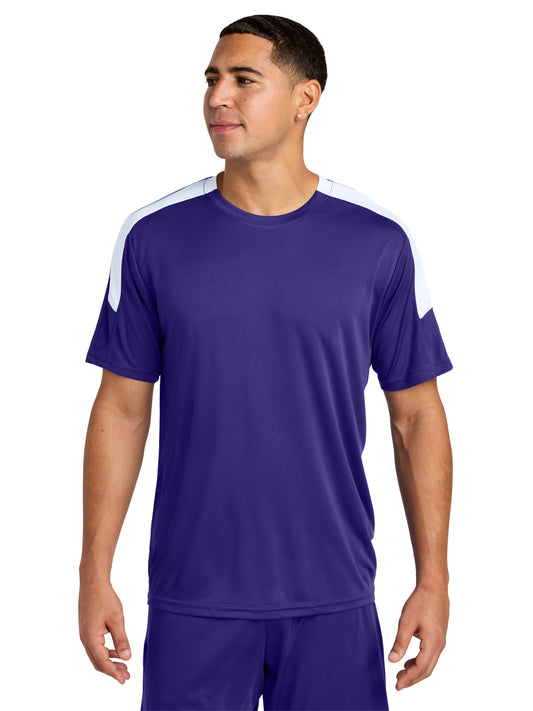 Men's Competitor United Crew T-Shirt - ST100 - Purple/White