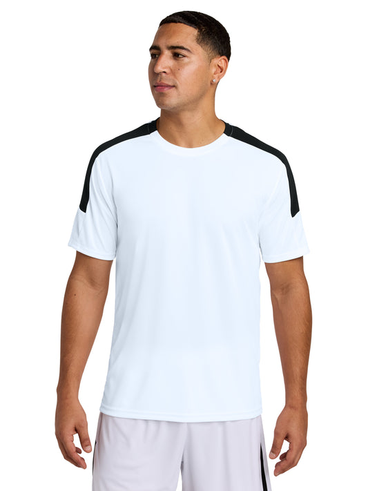 Men's Competitor United Crew T-Shirt - ST100 - White/Black