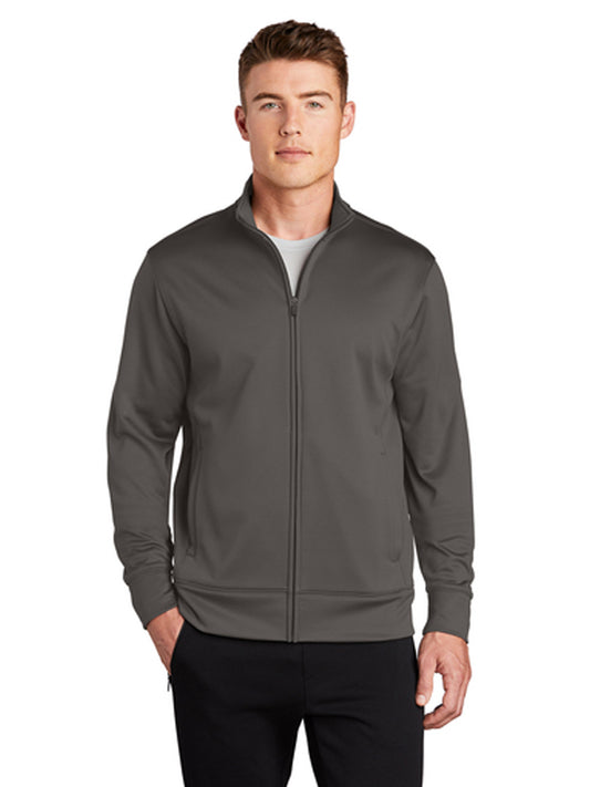 Men's Sport-Wick Fleece Full-Zip Jacket - ST241 - Iron Grey