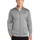 Men's Sport-Wick Fleece Full-Zip Jacket - ST241 - Silver