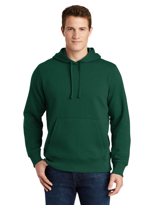 Men's 1-Pocket Pullover Hooded Sweatshirt - ST254 - Forest Green