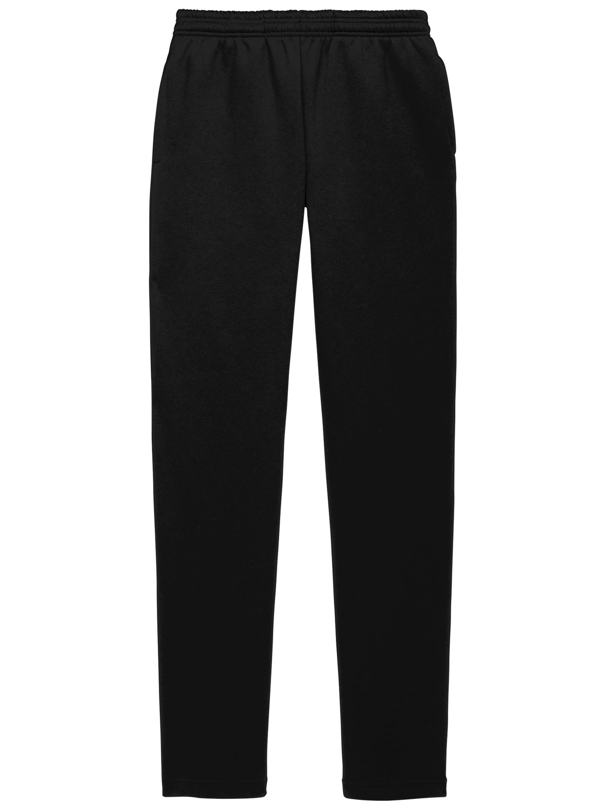 Men's Two-Pocket Open Bottom Sweatpant - ST257 - Black