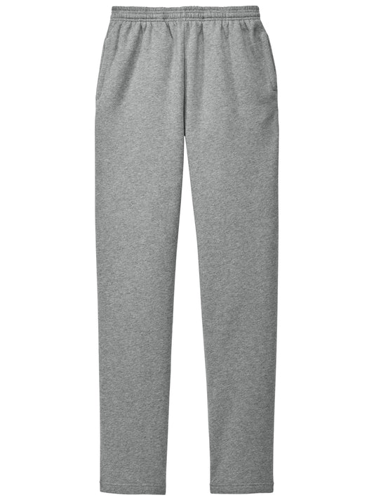 Men's Two-Pocket Open Bottom Sweatpant - ST257 - Vintage Heather