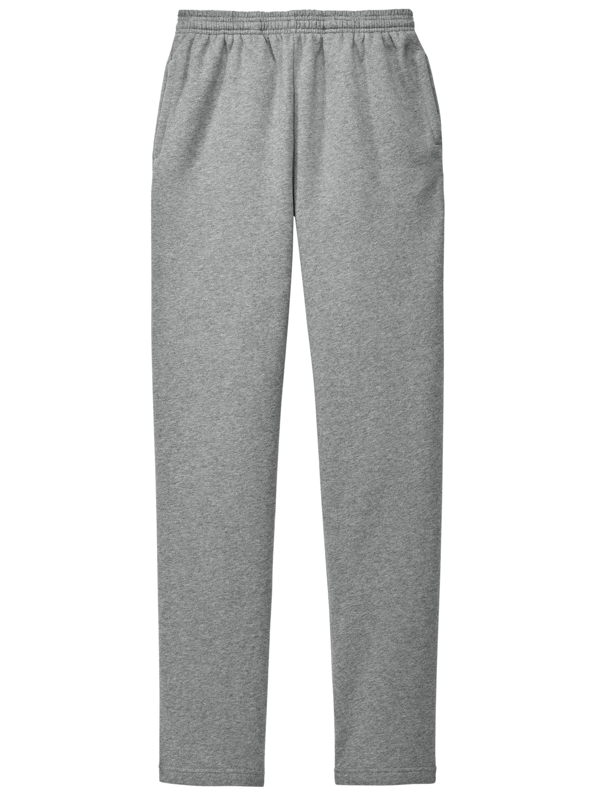 Men's Two-Pocket Open Bottom Sweatpant - ST257 - Vintage Heather