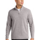 Men's Lightweight French Terry 1/4-Zip Sweatshirt - ST273 - Heather Grey
