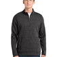 Men's 1/4-Zip Pullover Sweatshirt - ST281 - Black Heather