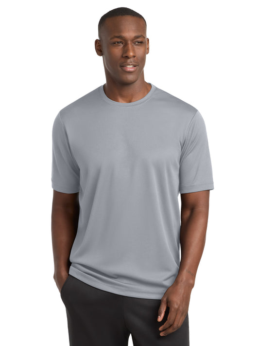 Men's PosiCharge RacerMesh T-Shirt - ST340 - Silver