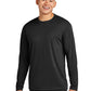 Men's Pocketless Long Sleeve Tee - ST350LS - Black