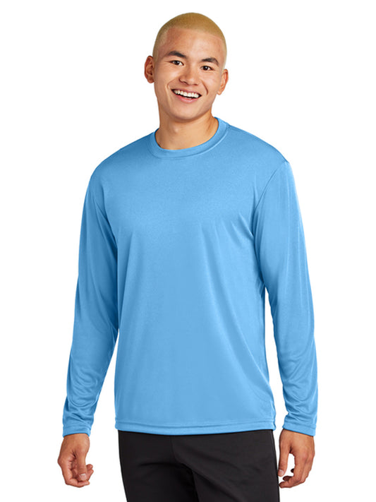 Men's Pocketless Long Sleeve Tee - ST350LS - Carolina Blue