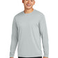 Men's Pocketless Long Sleeve Tee - ST350LS - Silver