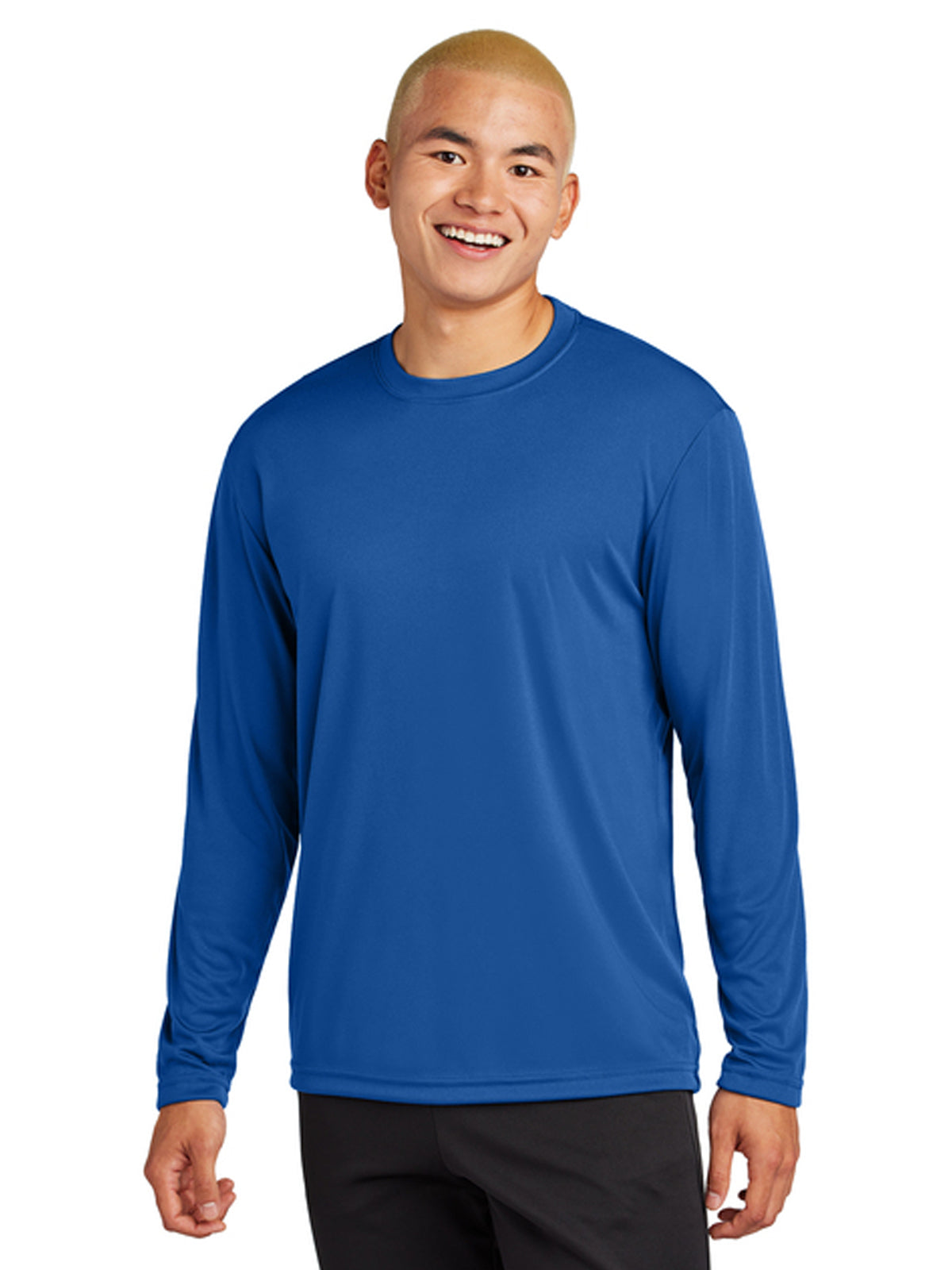Men's Pocketless Long Sleeve Tee - ST350LS - True Royal