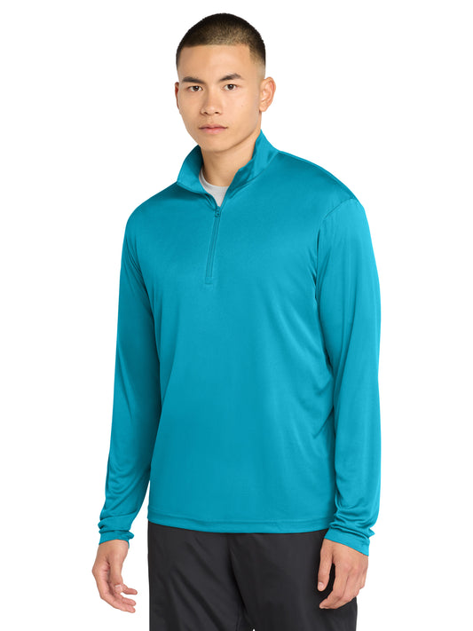 Men's PosiCharge Competitor 1/4-Zip Pullover Sweatshirt - ST357 - Atomic Blue
