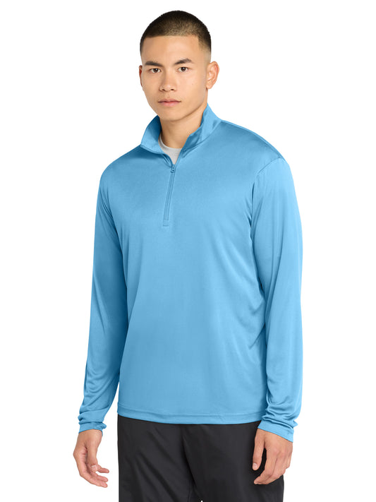Men's PosiCharge Competitor 1/4-Zip Pullover Sweatshirt - ST357 - Carolina Blue