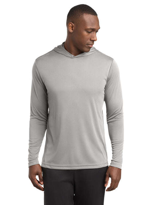 Men's Competitor Hooded Pullover Sweatshirt - ST358 - Silver