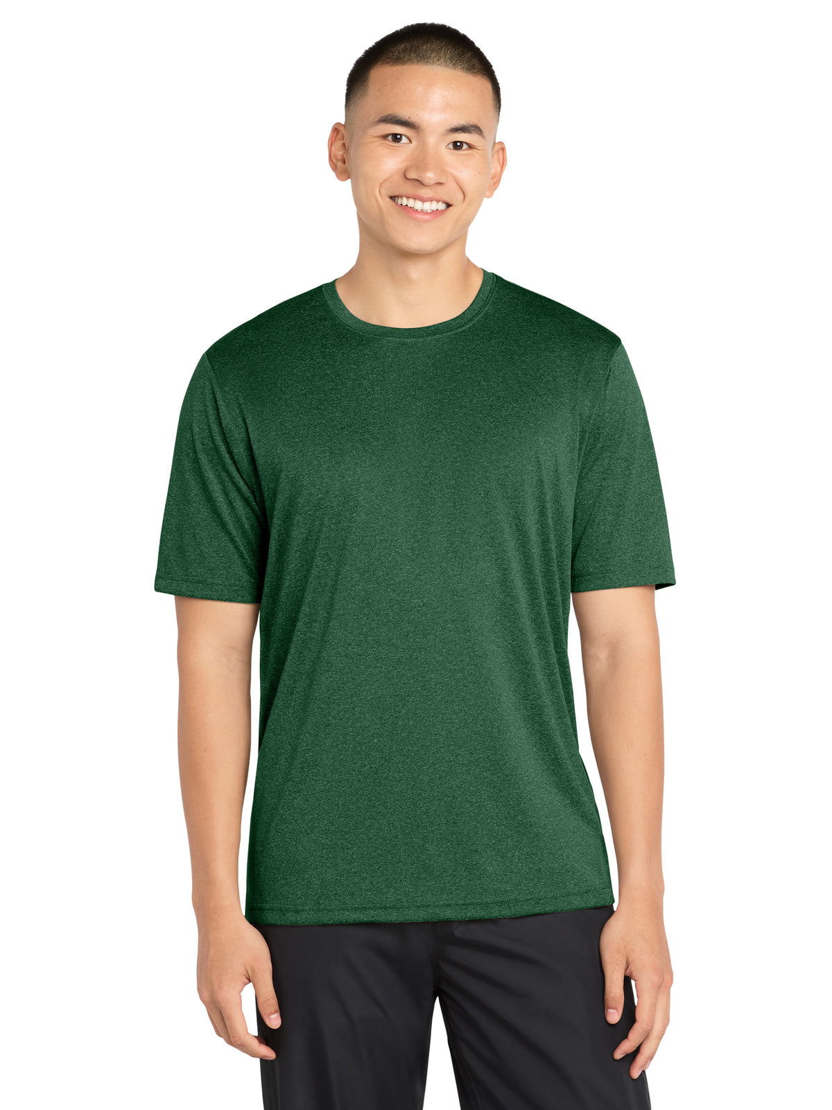 Men's Heather Contender T-Shirt - ST360 - Forest Green Heather