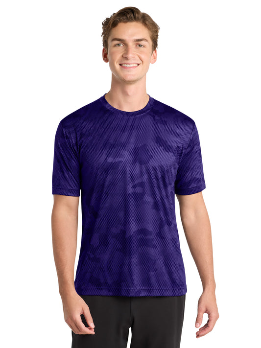 Men's CamoHex T-Shirt - ST370 - Purple