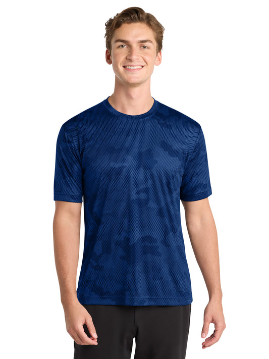 Men's CamoHex T-Shirt - ST370 - True Royal