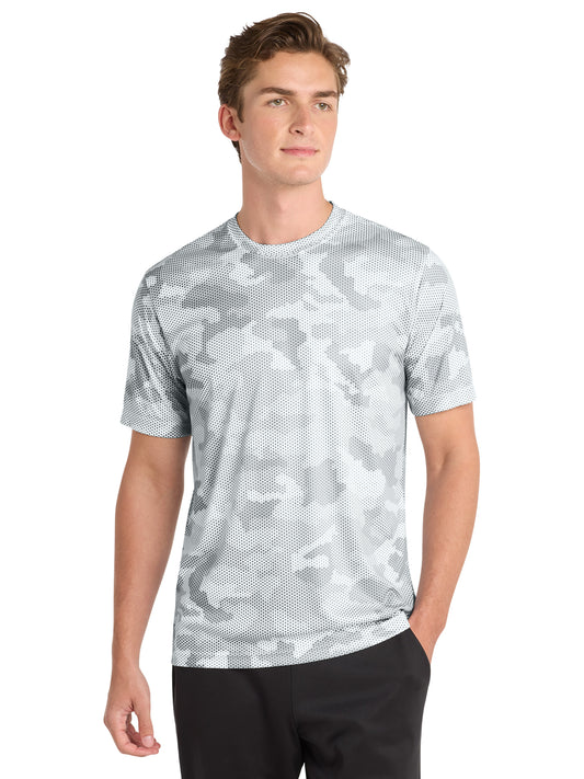 Men's CamoHex T-Shirt - ST370 - White