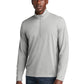 Men's Pocketless 1/4-Zip Pullover Sweatshirt - ST407 - Light Grey Heather