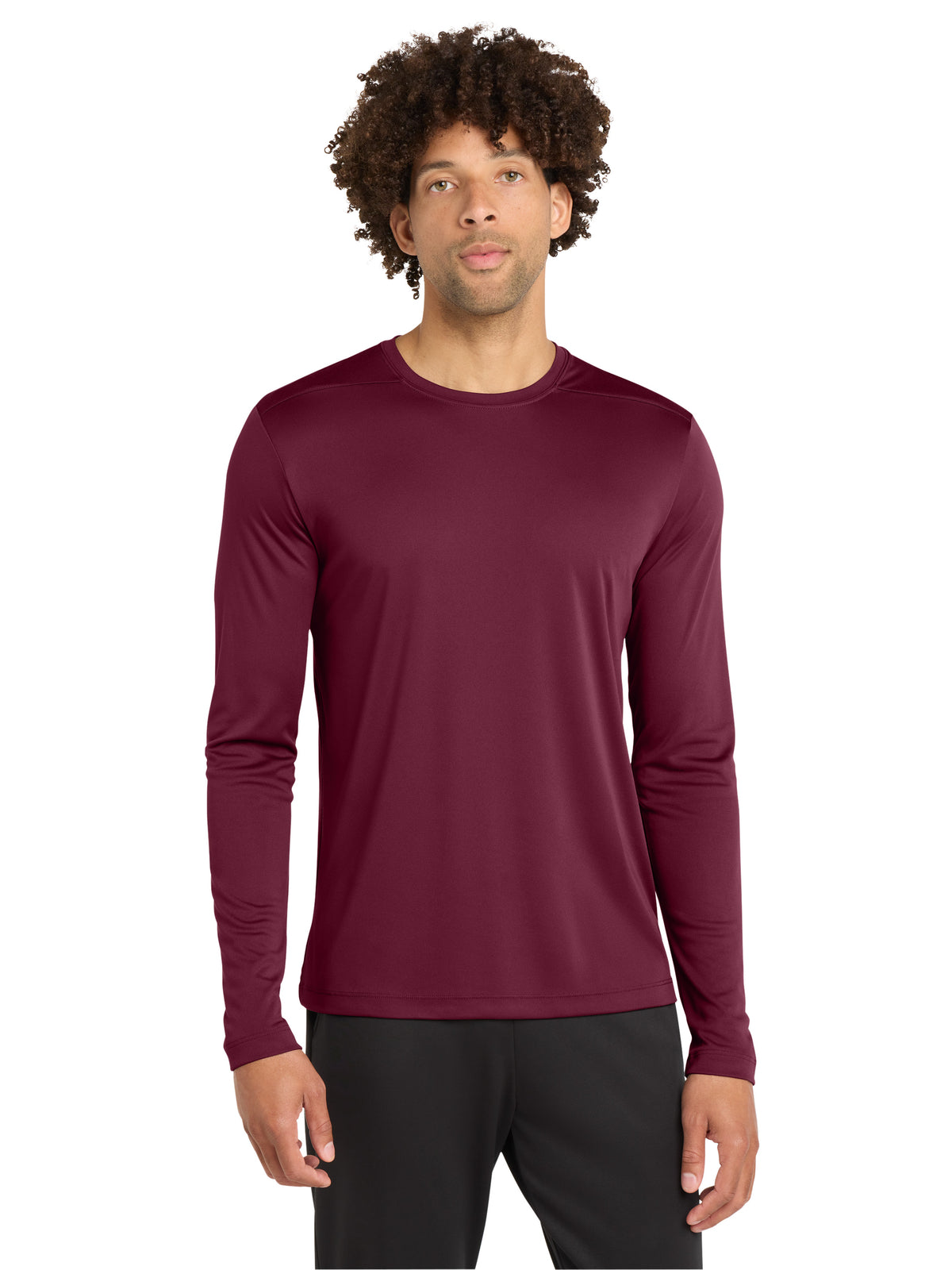 Men's Posi-UV Pro Long Sleeve T-Shirt - ST420LS - Cardinal