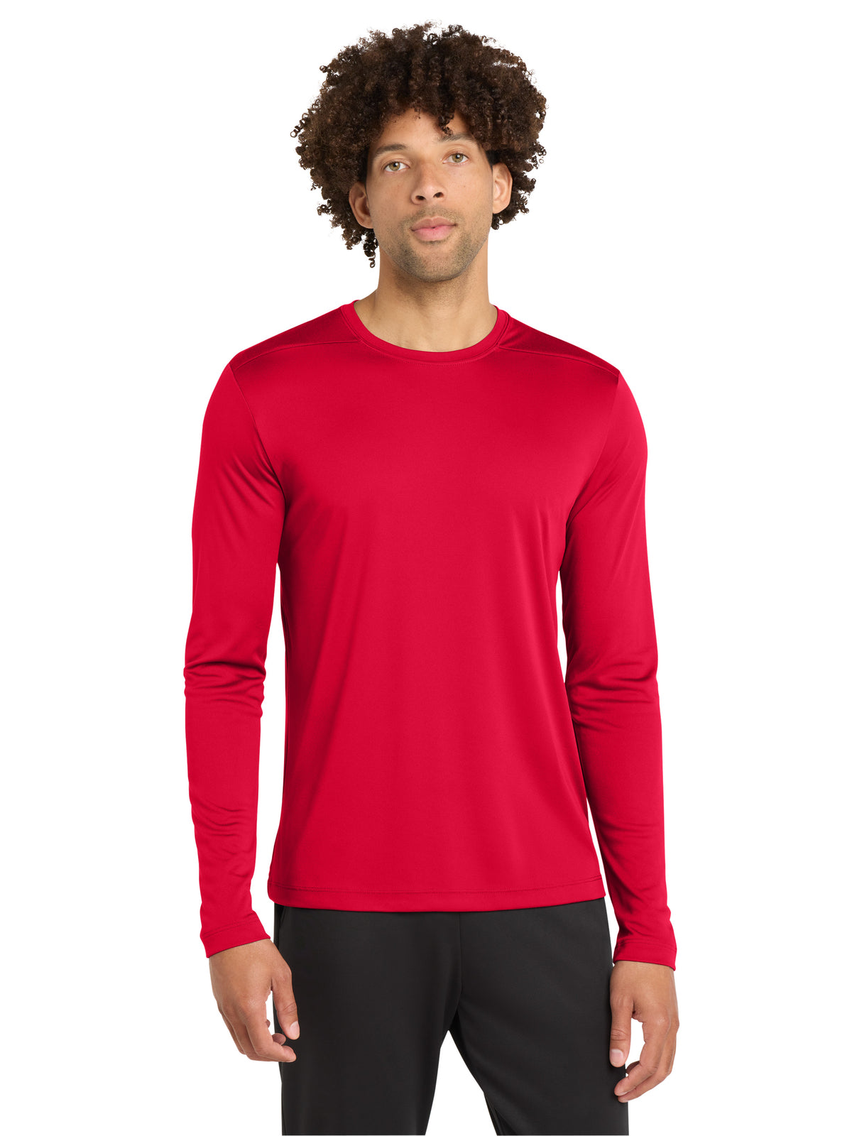 Men's Posi-UV Pro Long Sleeve T-Shirt - ST420LS - Deep Red