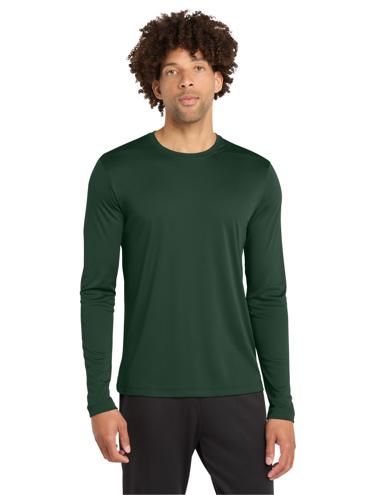 Men's Posi-UV Pro Long Sleeve T-Shirt - ST420LS - Forest Green