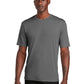 Men's Pocketless PosiCharge Tee - ST450 - Dark Smoke Grey