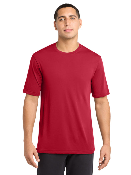 Men's Pocketless PosiCharge Tee - ST450 - Deep Red