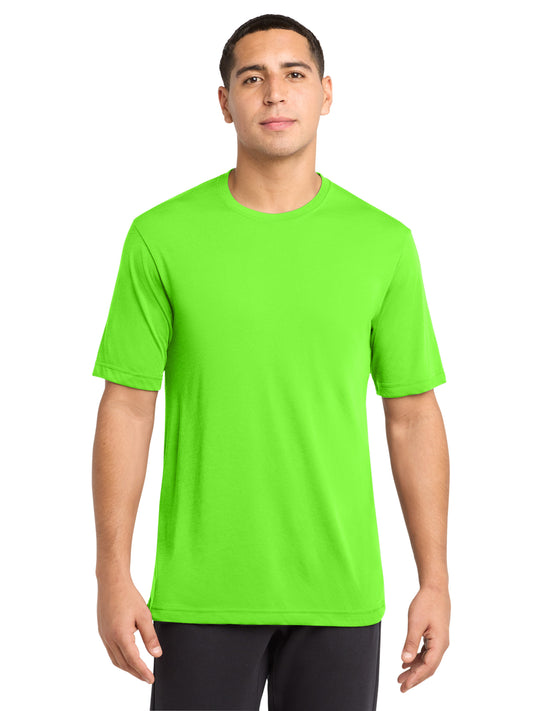 Men's Pocketless PosiCharge Tee - ST450 - Neon Green