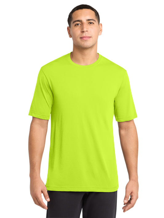 Men's Pocketless PosiCharge Tee - ST450 - Neon Yellow