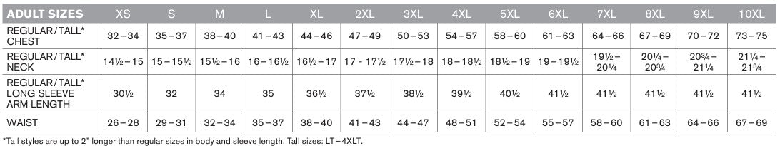 SIZECHART