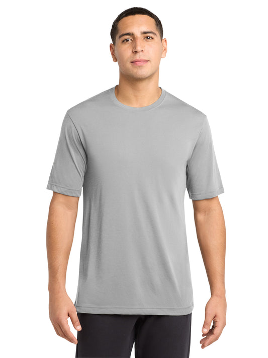 Men's Pocketless PosiCharge Tee - ST450 - Silver