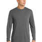 Men's Pocketless Long Sleeve PosiCharge T-Shirt - ST450LS - Dark Smoke Grey