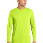 Men's Pocketless Long Sleeve PosiCharge T-Shirt - ST450LS - Neon Yellow