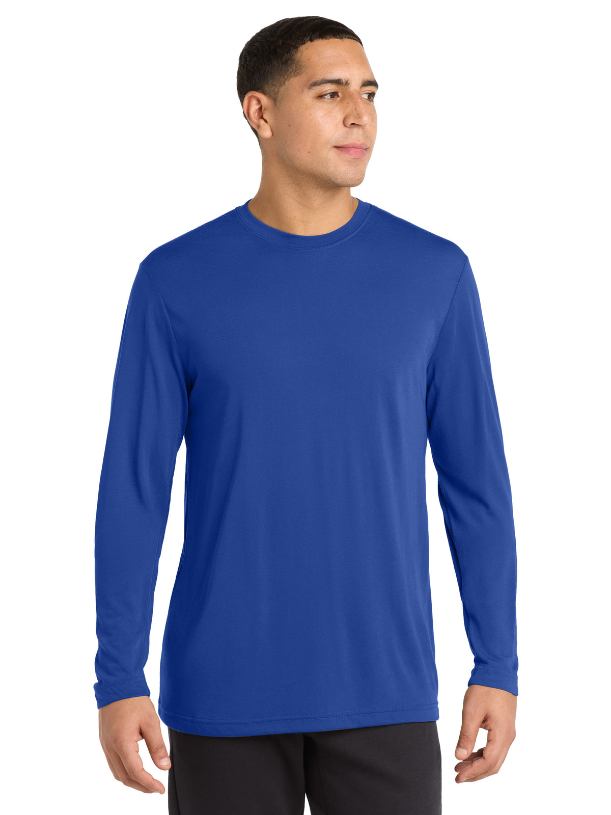 Men's Pocketless Long Sleeve PosiCharge T-Shirt - ST450LS - True Royal
