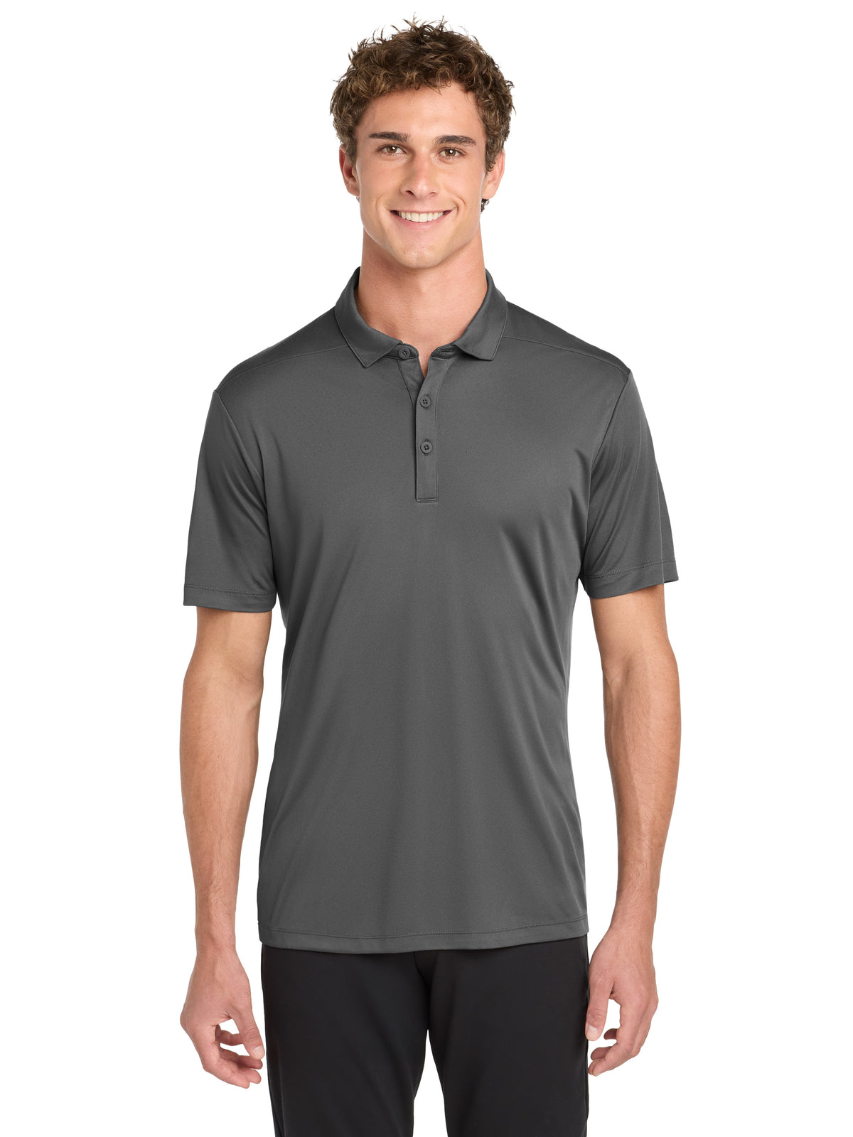 Men's Posi-UV Pro Polo - ST520 - Dark Smoke Grey